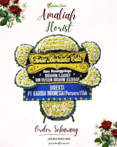 Papan Bunga Duka di Gunawarman