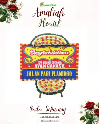 Bunga Papan Congratulation di Gunawarman